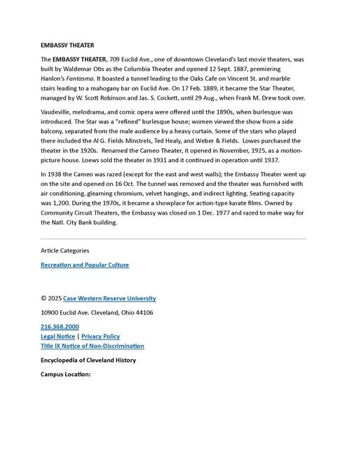 Before This Site Became the Embassy