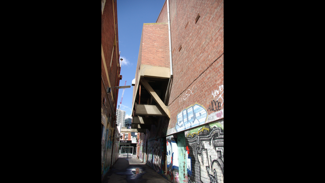 Second view of lane by Grand Theatre, Paisley Street, Footscray