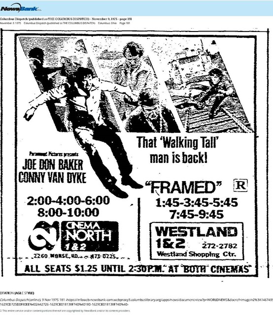 Joe Don Baker, RIP (1936 - 2025)/ Conny Van Dyke, RIP (1945 - 2023)