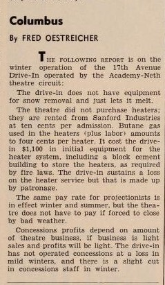 Winter at the Drive-In