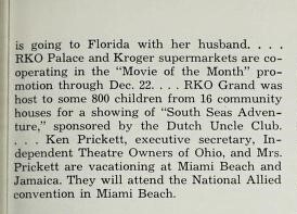 November 1961 News - Part 1