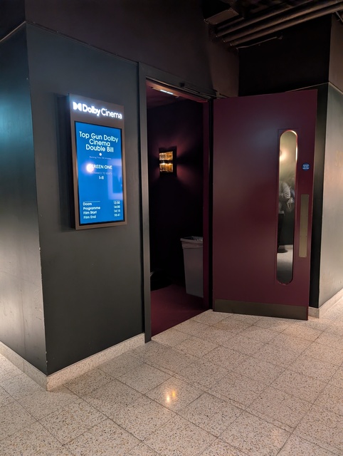 Screen 1 - Dolby Cinema Entry door