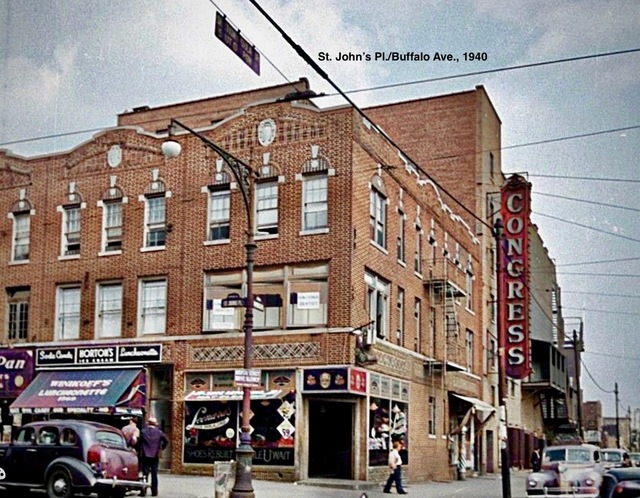 Congress Theatre St. John’s Place, Buffalo Avenue, 1940
