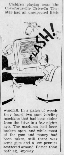 Kids Find a Bounty near the Drive In