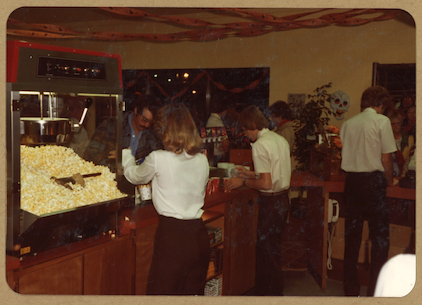 Plaza Twin Cinema - Opening Night Concession Stand