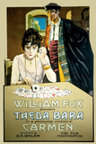 ["1914 poster for Carmen starring Theda Bara"]