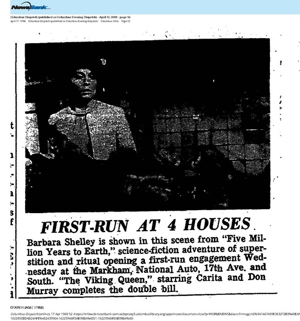 Barbara Shelley, RIP (1932 - 2021)