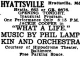 ["Hyattsville Theatre"]