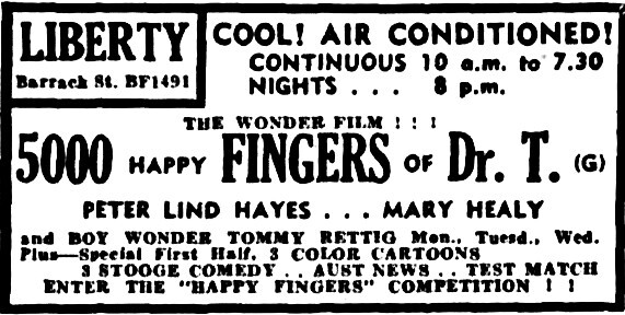 Liberty Theatre 81 Barrack Street, Perth, WA  - 1954