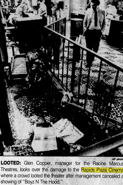 RAPIDS PLAZA Cinema; Racine, Wisconsin.