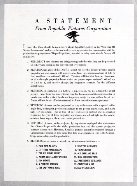 A Poverty Row Studio that stopped producing movies in 1959