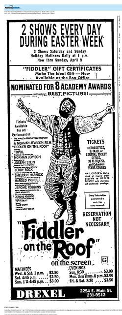 Norman Jewison, RIP (1926 - 2024)/ Topol, RIP (1935 - 2023)