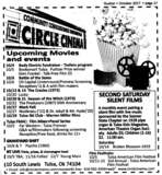 Oct 2017 Circle Cinema newspaper ad calendar of events
