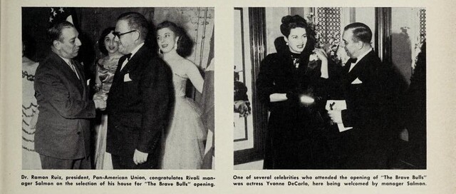 Premiere of "The Brave Bulls"