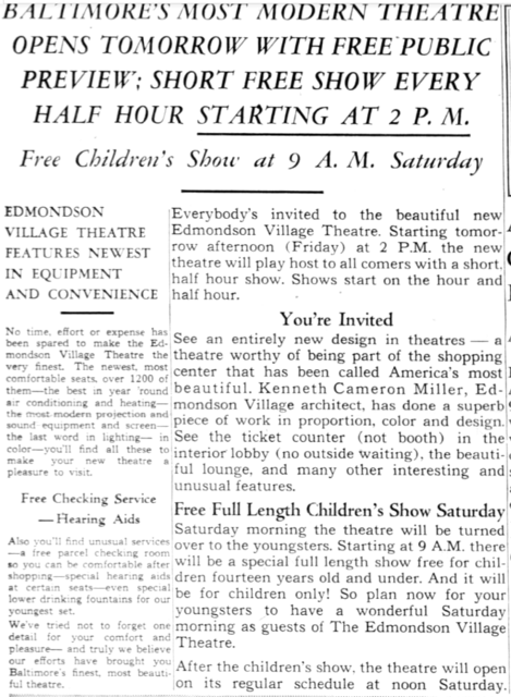 Edmondson Village Theatre