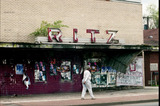 "The decaying Ritz theater, here April 10, 1998." Photo and description credit tntim.