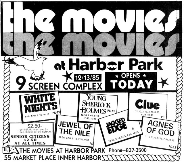 Movies at Harbor Park