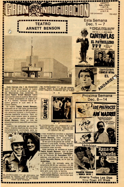 Arnett Benson Theatre