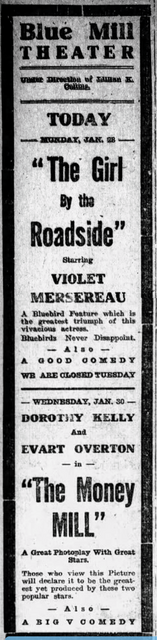 BLUE MILL Theatre; Kenosha, Wisconsin.