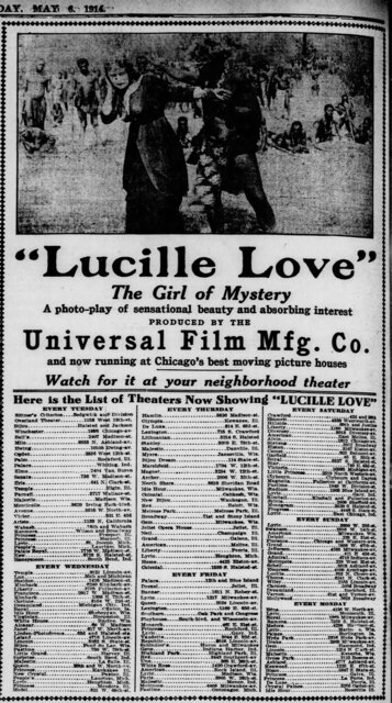Newspaper ad for 