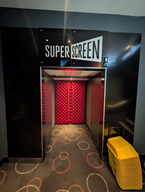 SuperScreen entrance doorway