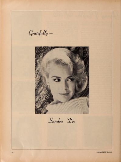 Bayonne native, Sandra Dee