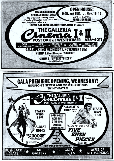 General Cinema Galleria Cinema I & II