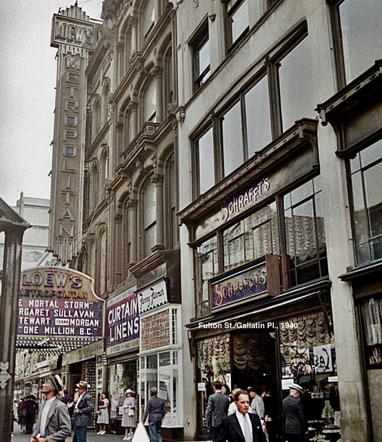 NYC colorized tax photo, 1940