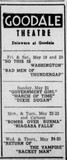 Movie Theatre Ad on May 13, 1944