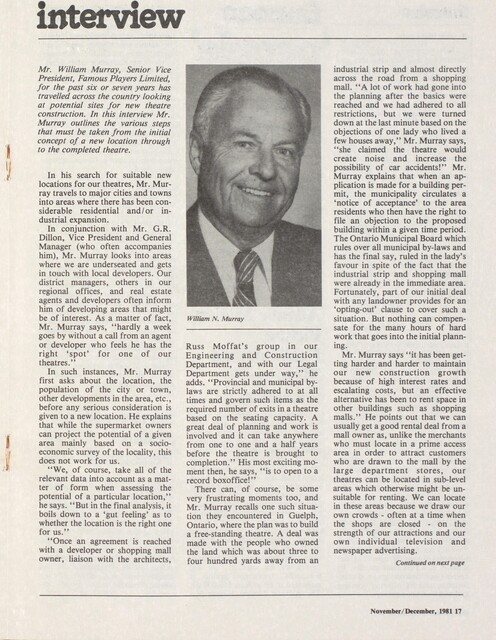 How to Find the Location for a New Theater - Part I