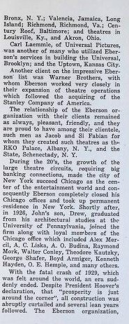 John Eberson, Theater Architect
