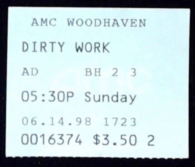 AMC Woodhaven ticket stub