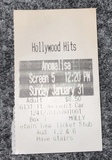 ["Hollywood Hits ticket stub (2015)"]