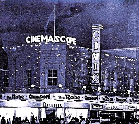 Civic Theatre 375 Hunter Street, Newcastle, NSW - 1954 & CinemaScope is the word