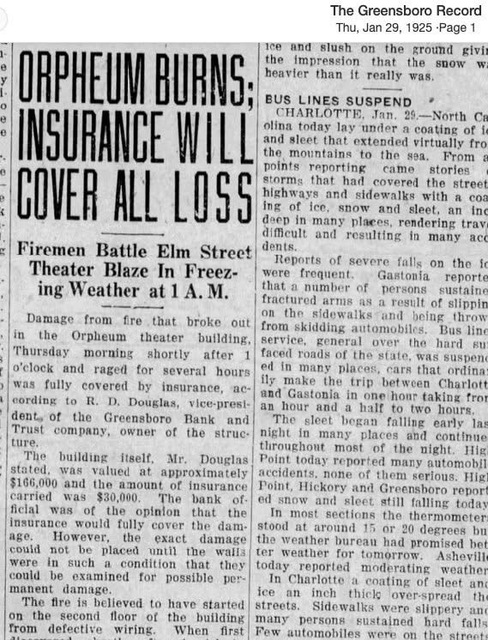 Orpheum Burns 1924