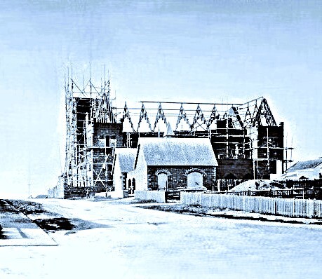 Perth Town Hall Barrack Street and Hay Street, Perth, WA - 1868