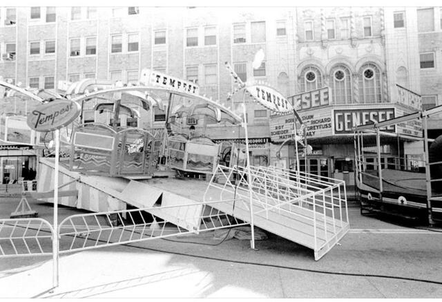 Genesee Theater in 1978 showing 'Jaws'.