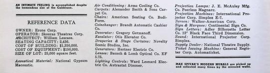 William Lescaze, Theater Architect (1949)