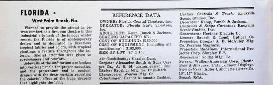 Kemp, Bunch & Jackson, Theatre Architects (1949)