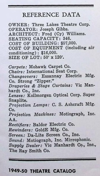 Fred (Cy) Williams, Theatre Architect (1949)