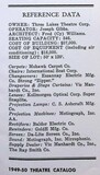 Fred (Cy) Williams, Theatre Architect (1949)