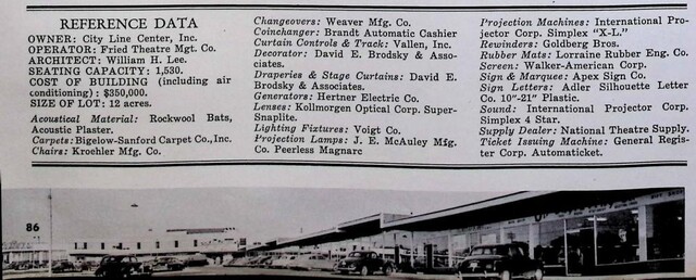 William H. Lee, Theater Architect (1949)