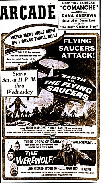 Arcade Theater Arcade Annex, Newark, OH - 1956