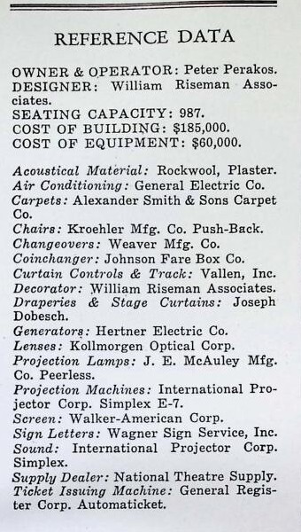 William Riseman, Theater Architect (1949)