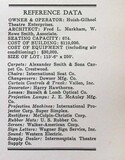 Fred L. Markham, W. Rowe Smith, Associate, Theater Architect (1949)