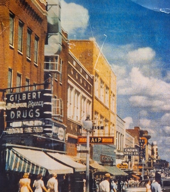 Circa 1940s photo credit Marian Lynne Kirchner-Rohan. Dome Theatre bottom right.