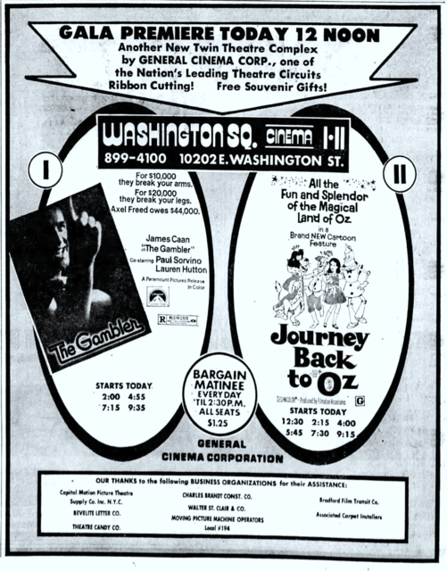 General Cinema Washington Square Cinema I & II