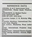 S, Herbert Taylor, Theater Architect (1949)