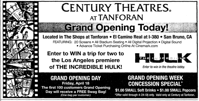Cinemark Century at Tanforan and XD