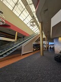 Escalators leading to Upstairs foyer